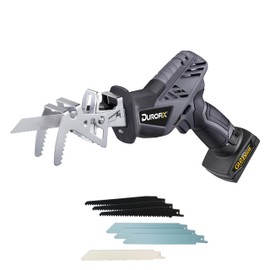 Durofix RJ1217-PG G12 Series 12V Cordless Mini Reciprocating Saw Kit w/ 4.0 Ah Battery & Charger, 6-Interchangeable Saw Blades & Canvas Bag