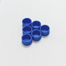 PIAOLGYI Vial Caps for 3Ml Cartridges Peptide Vial Caps,Universal Pen Cartridge Caps(Blue)