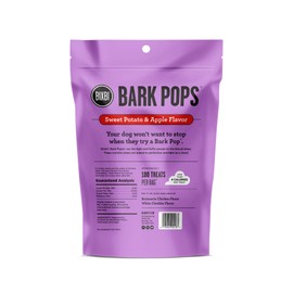 BIXBI Bark Pops - Crunchy Small Training Treats for Dogs - Wheat Free and Low Calorie Dog Treats, Flavorful Healthy and All Natural Dog Treats