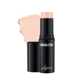 Camera Stick Foundation by True + Luscious - Full Coverage Cream Foundation - Non-Comedogenic & Hydrating Formula - Vegan, Paraben Free, Cruelty Free - 0.49 oz (Shade 1.5: Natural Beige)