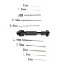 HALJIA 10 Pieces Twist Drill Bits Hand Woodworking Drill Precision