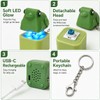 2PCS Frog Keychain Fidget Clicker Toy for Stress & Anxiety