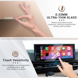 2025 Sienna Screen Protector Glass 12.3" for 2025 Toyota Sienna Main Infotainment Protector, 11.6" Rear Entertainment Screen Cover Climate Control Panel Screen Saver for 2025 Sienna Accessories 5 Pack