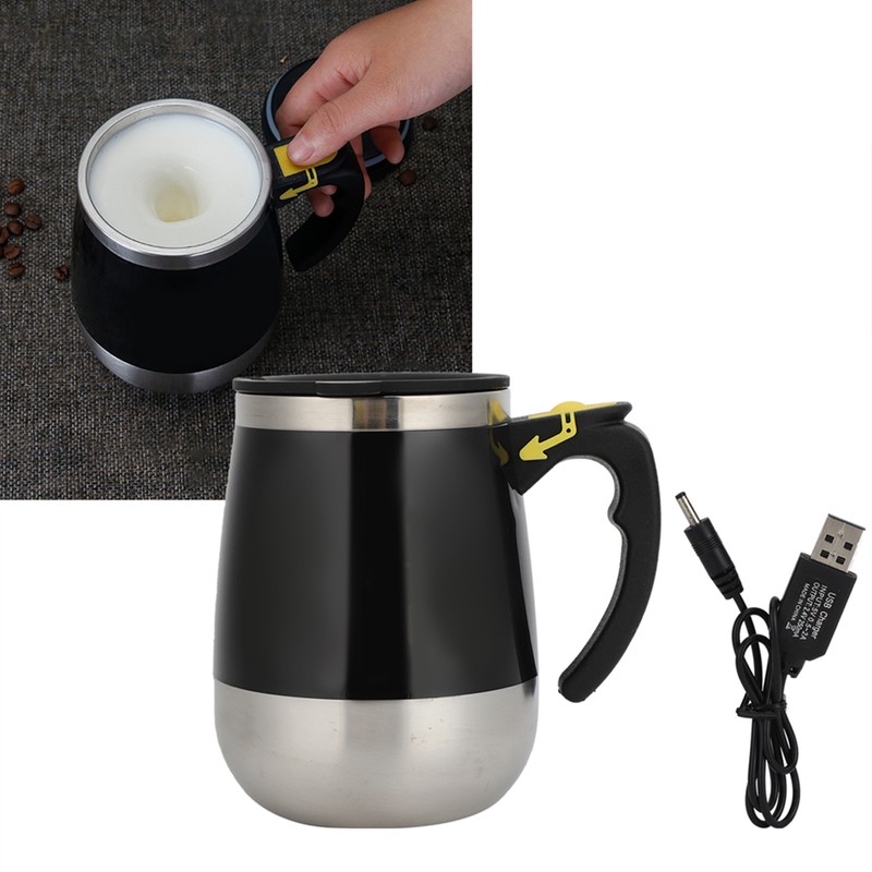 USB Charging Stainless Steel Electric Magnetic Water Cup Milk Coffee