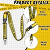 Qilery 16 Pcs Crime Scene Do Not Cross Lanyard Bulk