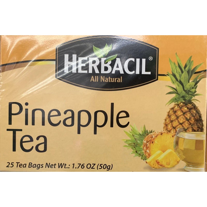 Herbacil Te De Piña 2 Pack 50 Tea Bags Pineapple
