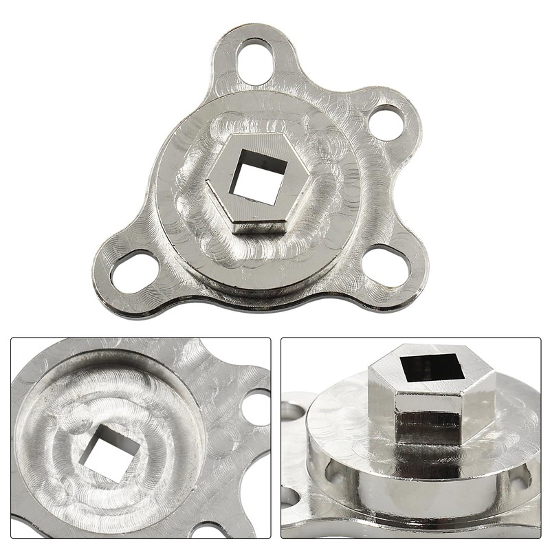 QGHAUC Crankshaft Turning Tool Engine Rotation Adapter Tool Compatible with