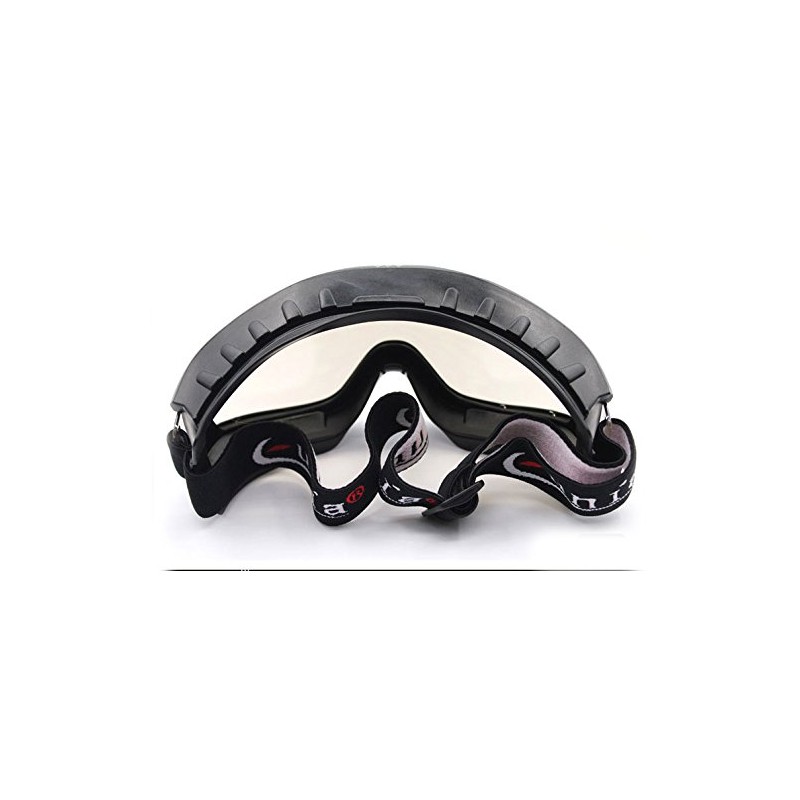 Optional life 'Fit Over Glasses' Anti-fog Riding Goggles (Black Frame