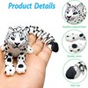 3D Printed Animals – 8in Snow Leopard Flexible Articulated 3D