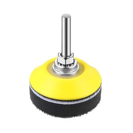 SHMZK 3 Inch Hook & Loop Sanding Backing Pad, Sanding Disc Pads with 1/4 Inch Shank & Soft Foam Layer Buffering Pad, Drill Attachment Polishing Kit for Air Die Grinder Sander