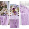 8 Pack Cheesecloth Table Runner 10Ft Boho Gauze Table Runner