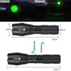 Green LED Flashlight Single Mode Hunting Light with Zoomable and