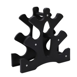 VGEBY Dumbbell Rack Weight Stand Holder PP 3 Tier 20kg Bearing Easy Assembly for Home Gym Sports Equipment