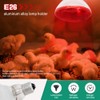 Lucky Farm Heat Lamp Infrared Bulbs 2pcs 250W for Chicken