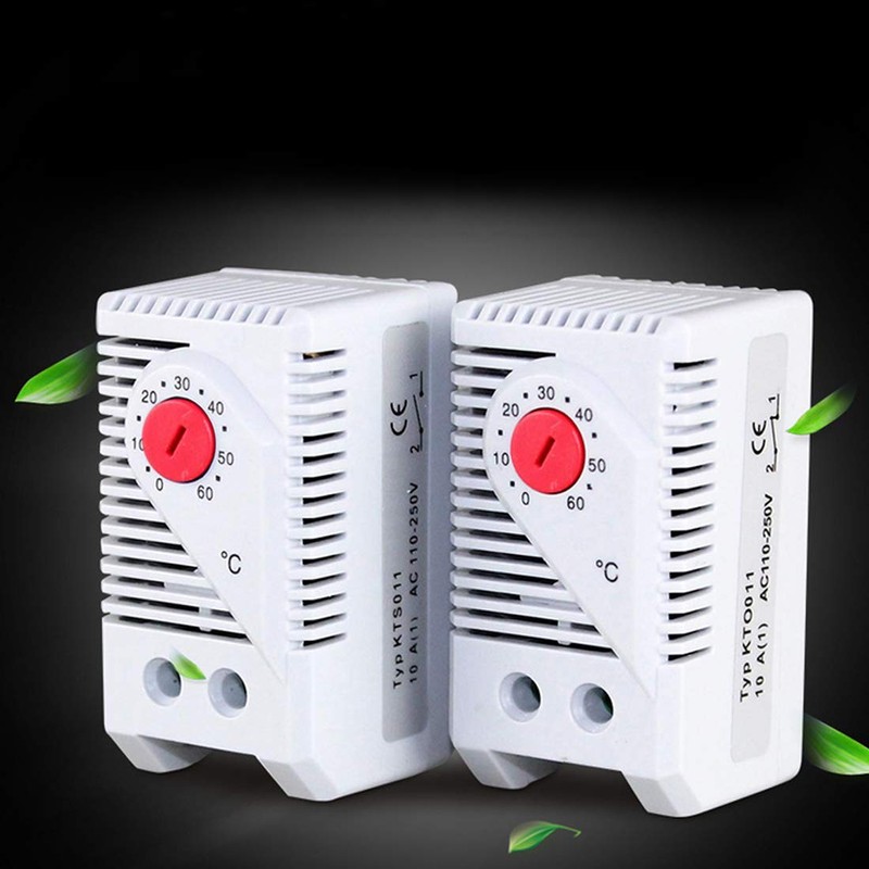 Mechanical Thermostat, 1Pcs 0-60℃ Adjustable Compact Electric Mechanical Thermostat Temperature