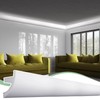 Pushglossy 9Pcs 47.24″(Total 35.4 Ft) Ceiling Crown Molding with LED