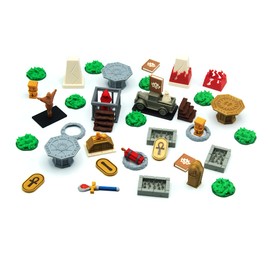 BGExpansions - Upgrade Pack for Cthulhu: Death May Die™ - Season 4 | Set of 85 3D Tokens | Scenography and Immersive Components | Compatible with Season 4 Expansion