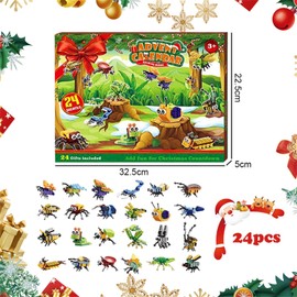 Gohytal Advent Calendar 2024 for Children and Adults, 24 Days Full of Surprises with Advent Calendar, Construction Toy, Building Blocks, Compatible with Large Brands
