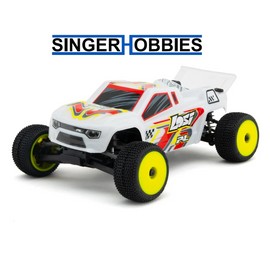 Losi LOS-1392T1 Micro-T 1/28 RTR 2WD Stadium Truck White 2.4GHz w/ Lipo Battery