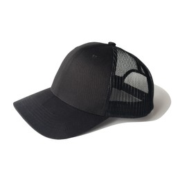 [US Garment] 帽子 メッシュ 黒 大きいサイズ 無地 キャップ メンズ レディース コットン×ポリエステル 6パネル UVカット 男女兼用 カジュアル ファッション