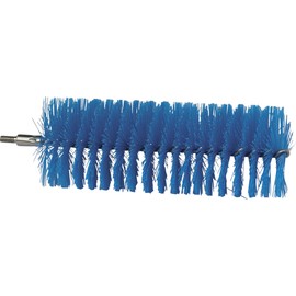 Vikan 53563 Tube Brush, Polyester, 2-25/64" x 7-7/8" OAL, Blue