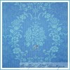 Moda Fabrics BonEful Fabric FQ Cotton Quilt Blue Flower Damask