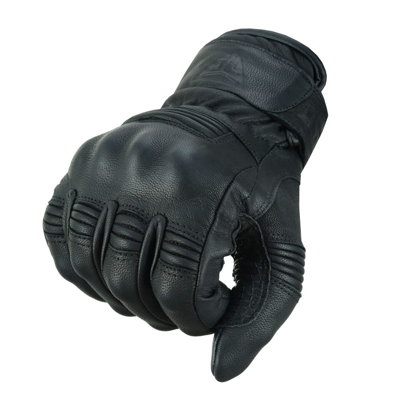 Goatskin Leather Motorcycle, Biker, Riding, Cruising, Touring, Motorbike Hard Knuckle