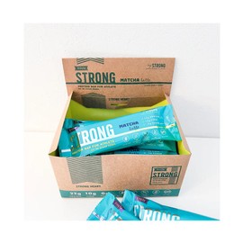 【リニューアル 正規品】Strong Bar (ストロングバー) プロテインバー プロテイン22g 砂糖不使用 食物繊維11.5g 原材料たったの8つ シンプル&ナチュラル処方 国産 (抹茶ラテ 12本入り)
