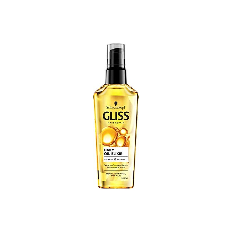 Schwarzkopf Gliss Daily Oil Eliksir for Daily Use with Argan