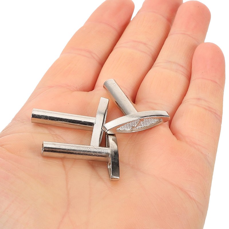 Alipis Music Box Winding Key 6pcs Silver Plated Metal Winder