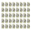 XINGSUI Pack of 40 Half Moon Washers, Screw Nut Connection
