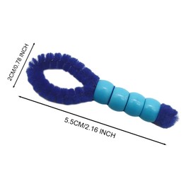 Limpiador de ombligo para la persona que tiene todo el ombligo, brocha de pelusa, divertida idea de regalo para amigos, familia (azul)