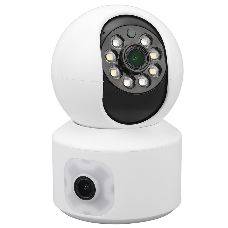 WiFi Dual Lens Security Camera HD Wireless Home Camera with