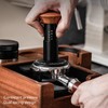 Coffee Tamper Spring Loaded Tamper Calibrated Coffee Tamper Wood Handle