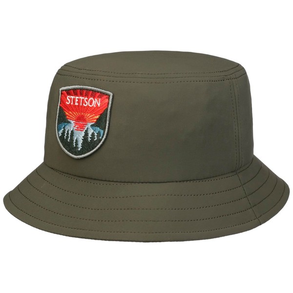 Stetson Jersey Bucket Fabric Hat - Plain Hat with Patch