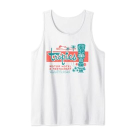 Tropics Motor Hotel / Hawaiian Style / Tiki Bar / 50s Style Tank Top
