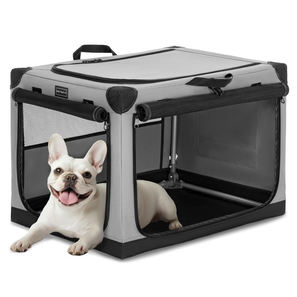 Petsfit 26 Inch Dog Travel Crate, Adjustable Fabric Cover by