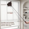 Ostrich Feather Duster 16.5-47Inch Reusable Fluffy Natural Detachable Ostrich Feather