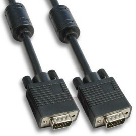 Ligawo 6515003 Premium VGA Cable Multiple Shielded with Ferrite Core 5 m Black