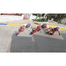 Limulus Foot Stop for Longboard or E-Skateboard, Extremely Resistant, Footstopper Inside - Improved Traction, Balance, and Control for Longboards or E-Skates, Down Hill (Random Multicolor)