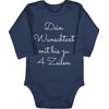 Geschenk mit Namen personalisiert by Shirtracer - Baby Bodysuit Long