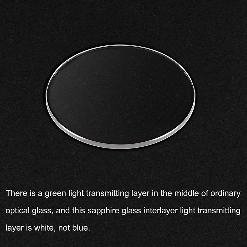 Round Flat Watch Glass Sapphire Crystal Glass Replacement Watch Glass