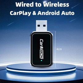 2-In-1 Car Wired to Wireless CarPlay Adapter For Android Auto & Apple Carplay US