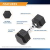 Marcy 15 lb EcoWeight Rubber Hex Dumbbell, IBRH-015 - Sold