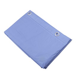 Dependable Industries inc. Essentials Extra Long Magnetic Bottom Shower Curtain Liner with 84 inches Height x 72 Inch with Metal Grommets (Light Blue)