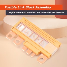 Mhrxusd 82620-48090 Fusible Link Block Assembly Replacement for Toyota for Highlander (2008-2013) for Venza (2009-2016) Replace 8262048090, Multilink Fuse with 3 Screws