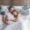 Nautical Blue Coral Body Pillow Cover Pillowcase with Zipper