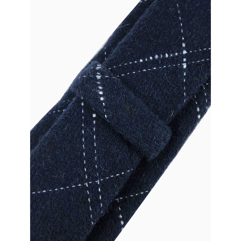 Corbata de lana para el cuello de cachemira para hombre,