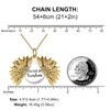 SLOONG You are My Sunshine Inspiring Engraved Necklace Memorial hidden