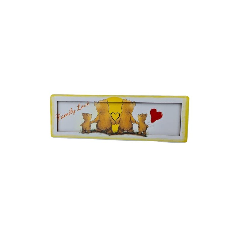 Pirantin Family Love Woodend Wall Hanging Sign For The Home